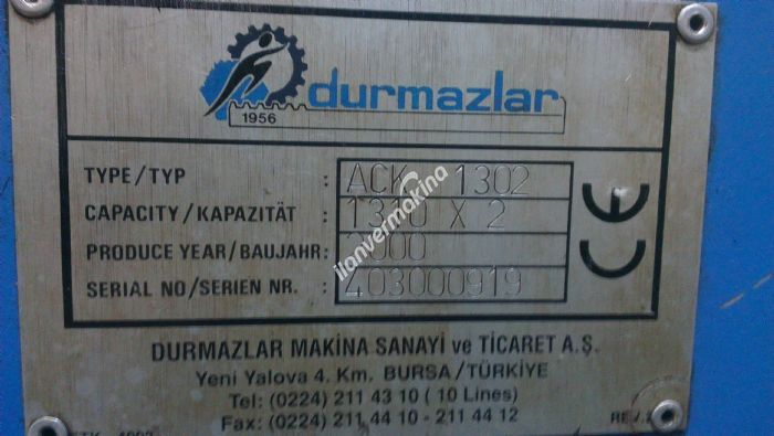 DURMAZLAR ACK 1302 CAKA KENET