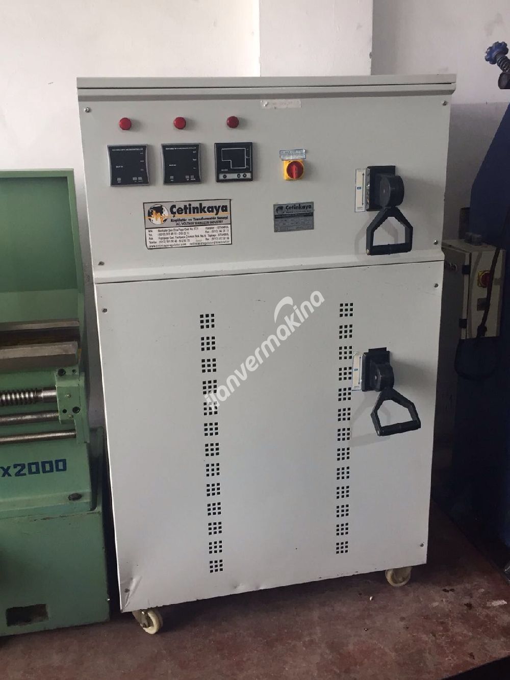 ÇETİNKAYA 150 KVA SERVO ELEKTRONİK VOLTAJ REGÜLATÖRÜ 