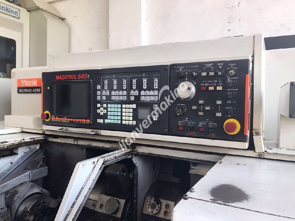 2008 MODEL ÇİFT TARET ÇİFT AYNA MAZAK TORNA MULTIPLEX 4200