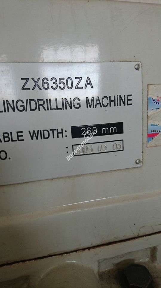 ZX6350ZA KALIPÇI FREZE