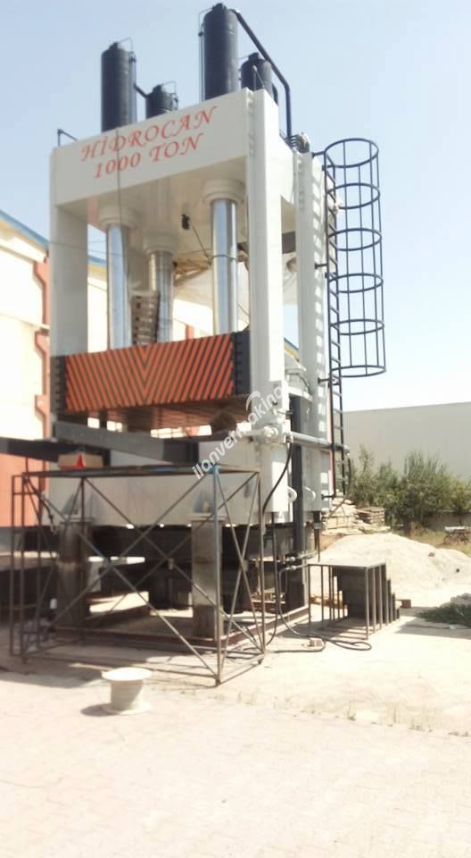 1000 Ton Hidrolik Sıvama Pres