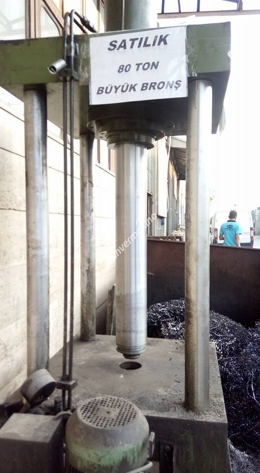 80 Ton Bronş Çekme Presi