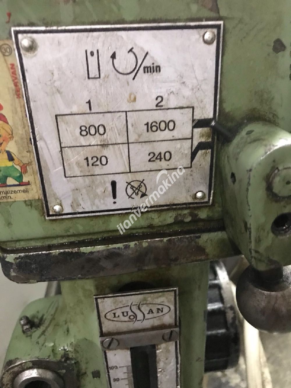 LUSSAN MARKA MASAÜSTÜ ŞANZIMANLI MATKAP