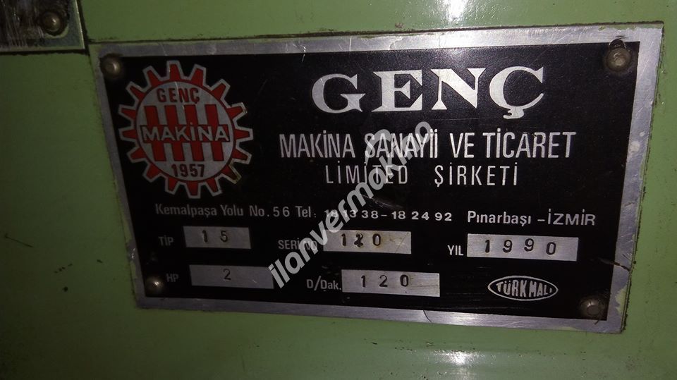 GENÇ MARKA 15 TON EKSANTİRİK PRES