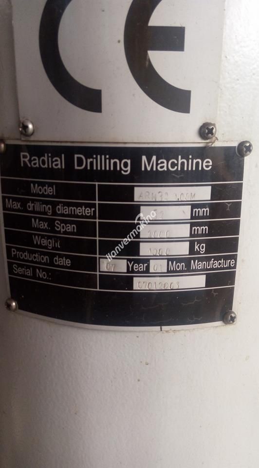 32lik RADYAL MATKAP 32 x 1000 mm.