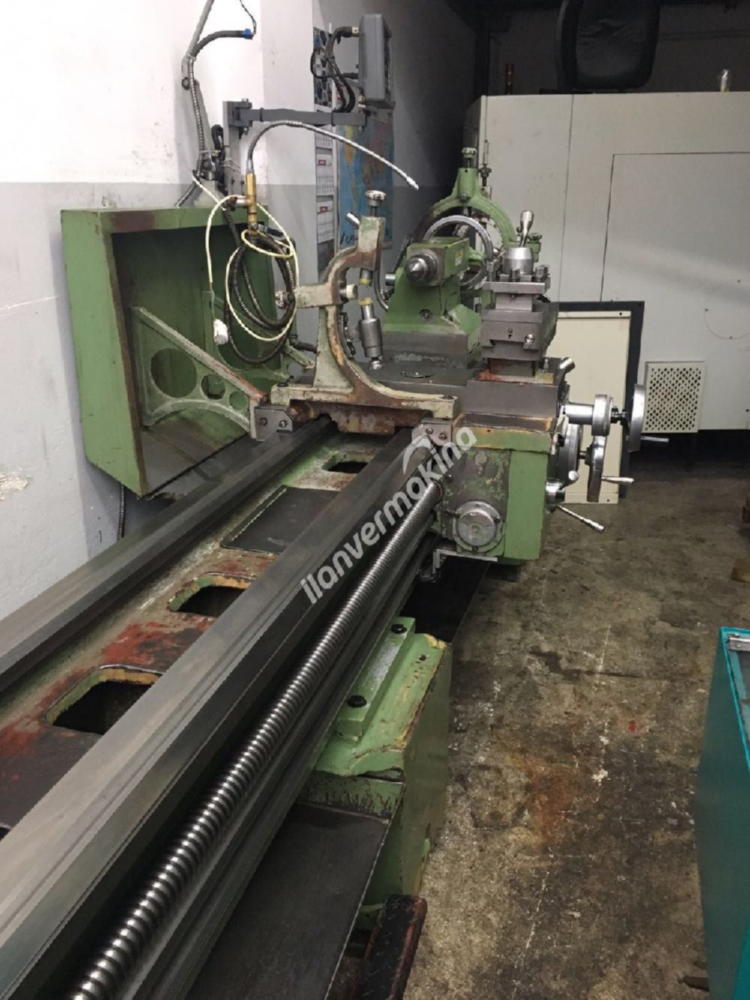 ÇOK TEMİZ 2008 MODEL 3 METRE 660 ÇAP YUNNAN TORNA TEZGAHI