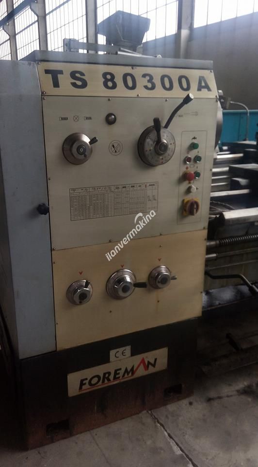 FOREMAN TS 80300A 800 ÇAP 3 METRE TORNA DİJİTALLİ