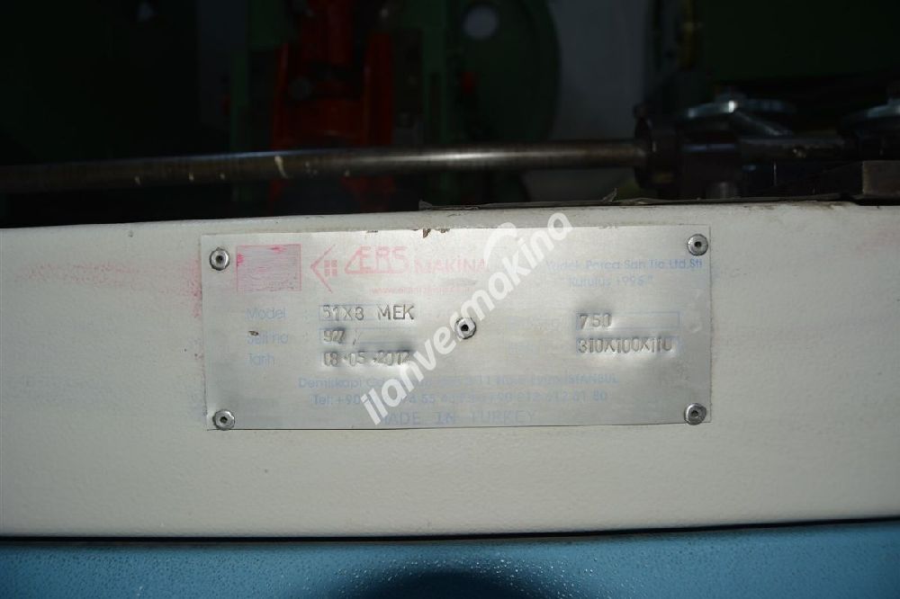 ERS MAKİNA 51X3 MM BORU BÜKME