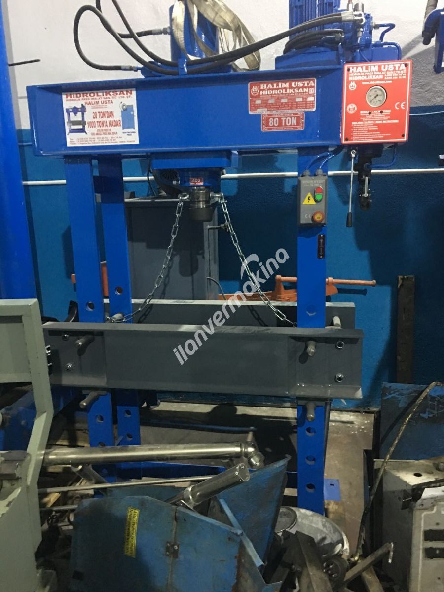 80 Ton Halim Usta Hidrolik Pres Sıfır Garantili 