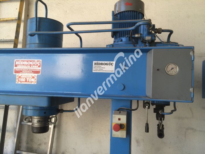2 ADET HİDROGÜÇ 160 TON HİDROLİK ATÖLYE PRESİ