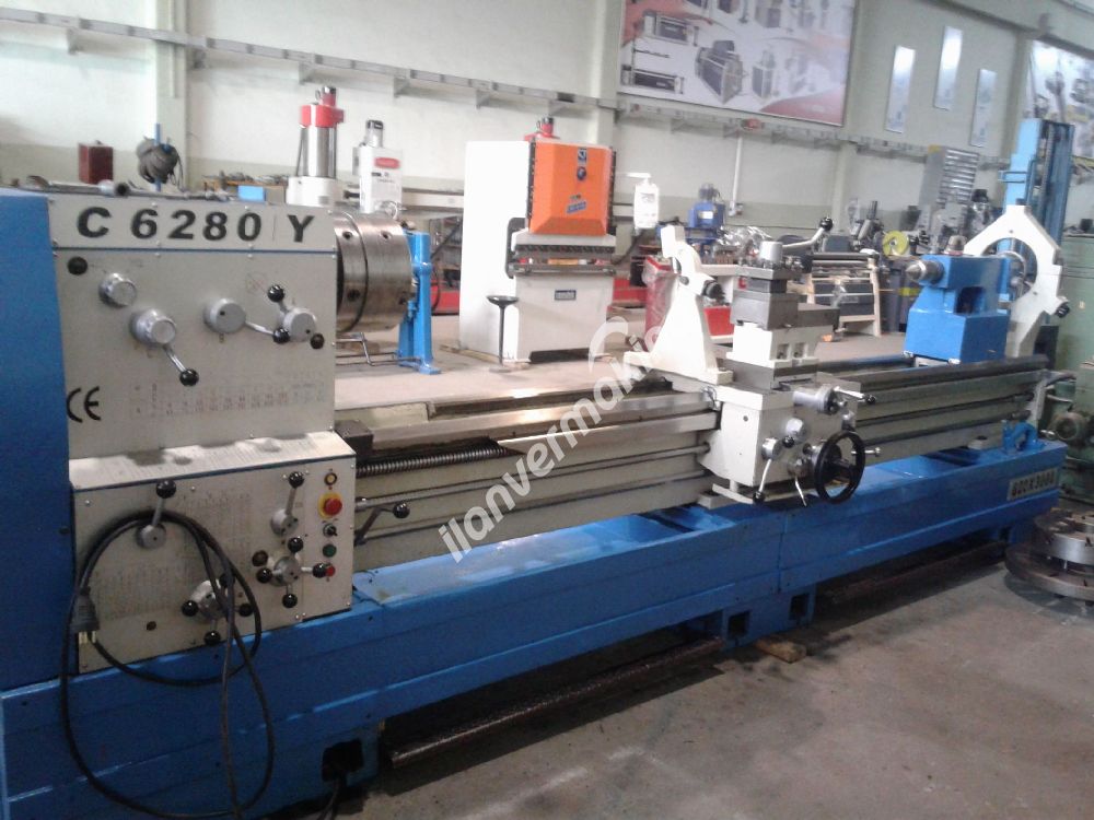 C6280Y 800 Çap 3 Metre Torna Tezgahı