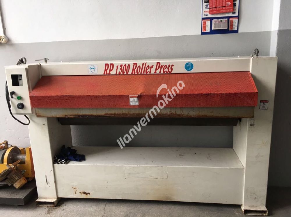 ÇOK TEMİZ REZİSTANSLI RP 1300 ROLLER PRES MAKİNASI