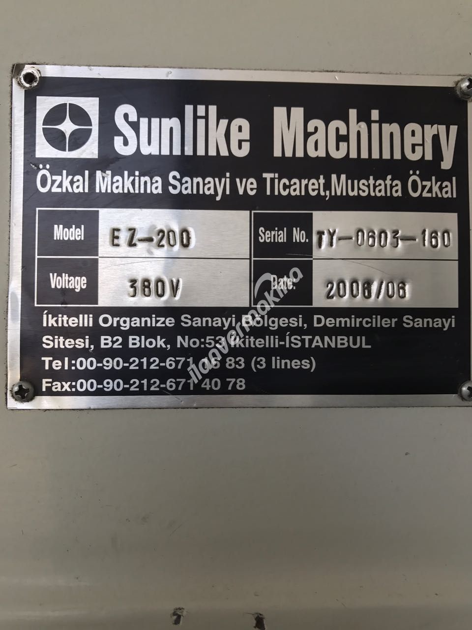 SUNLİKE 4 NUMARA GÖBEKTEN MİLLİ KALIPÇI FREZE TEZGAHI