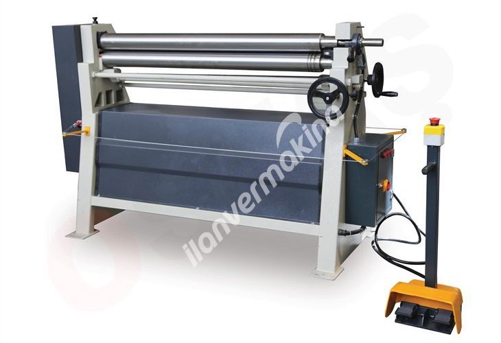 SB 3 Toplu Asimetrik Silindir Makinesi 1270 x 90 Manuel Sehpalı