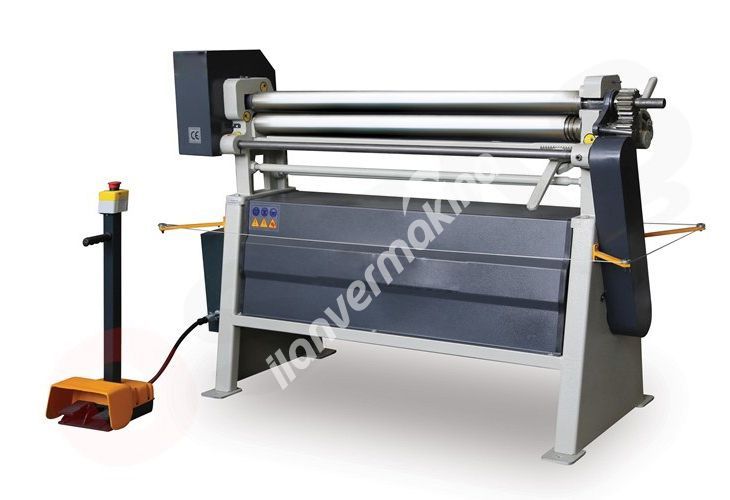 SM 3 Toplu Asimetrik Silindir Makinesi 1270 x 76 Motorlu Ayak Pedallı