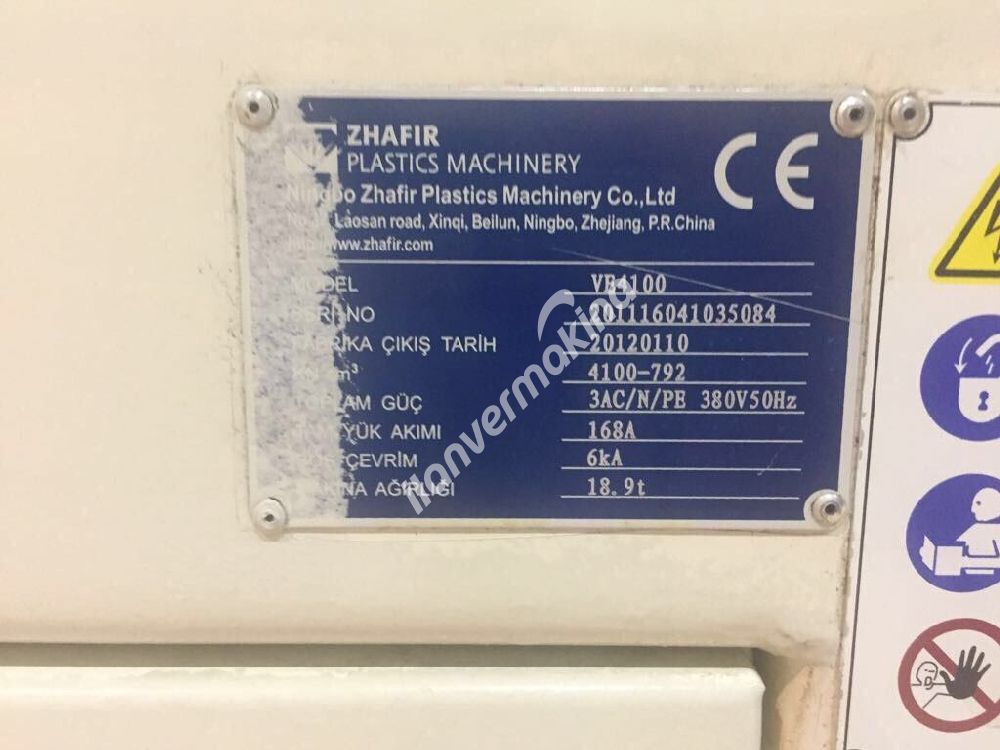 Haitian Zhafir 410 Ton Elektrikli Plastik Enjeksiyon Makinesi