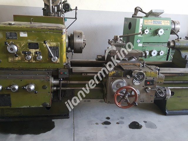 700 Çap 1.5 Metre Rus Yılanlı Torna Geniş Banko