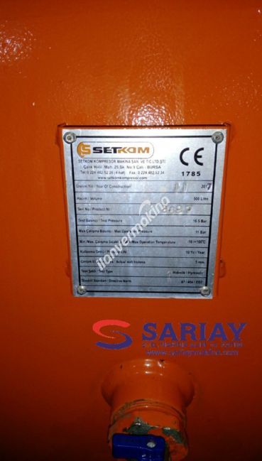500 LİTRE SETKOM 2 AYLIK KOMPRESÖR 