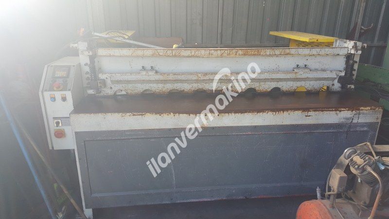 2 Metre x 4 mm NC Kontrollü Redüktörlü Giyotin Makas