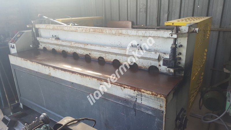 2 Metre x 4 mm NC Kontrollü Redüktörlü Giyotin Makas