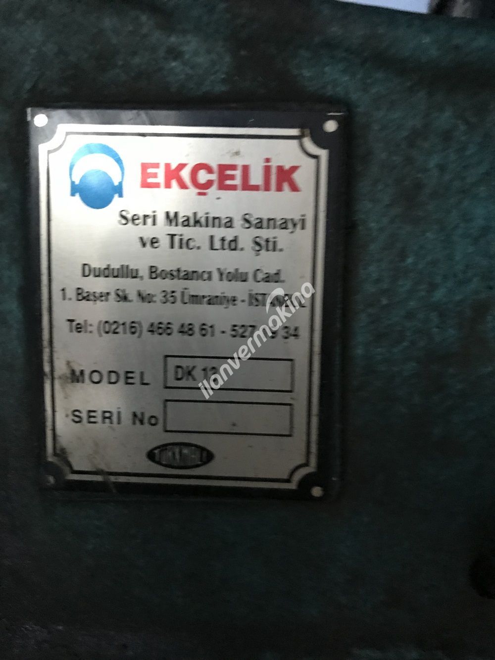 EKÇELİK DK-13 16 MM MASAÜSTÜ MATKAP TEZGAHI