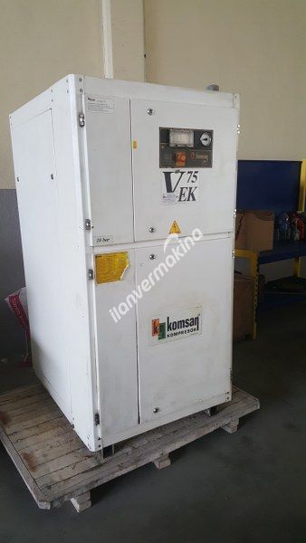 Komsan VEK75 Vidalı Kompresör 55 Kw 75 Beygir