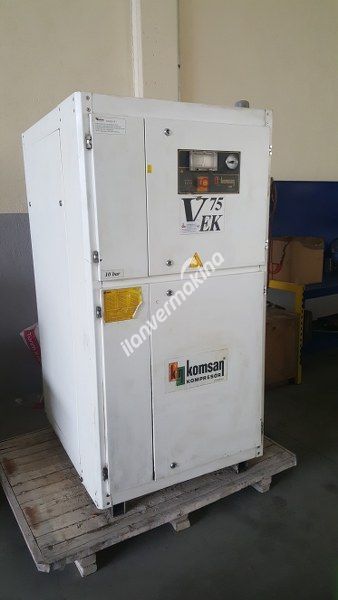 Komsan VEK75 Vidalı Kompresör 55 Kw 75 Beygir