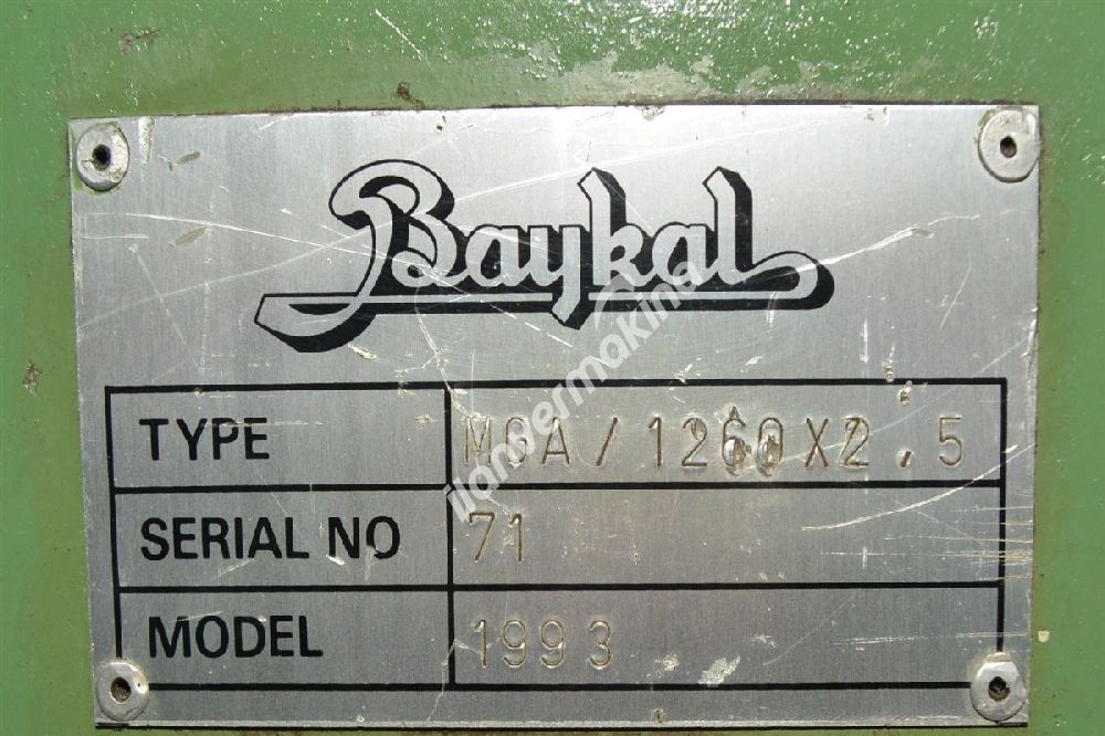 BAYKAL GİYOTİN MAKAS 1260x2,5mm