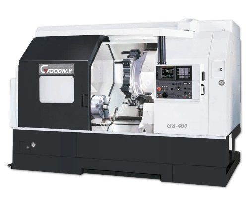 Goodway GS-400 CNC 15 inç - 18 inç - 21 inç - 24 inç Yatay Torna Tezgahı - TEZMAKSAN