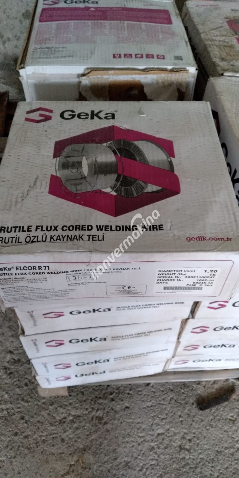 GEKA ELCOR R71 RUTİL ÖZLÜ KAYNAK TELİ