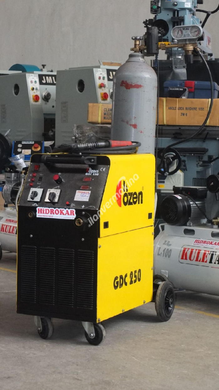 HİDROKARDAN ÖZEN GDC-250 GAZALTI KAYNAK ( TÜP+TORÇ+SAAT)