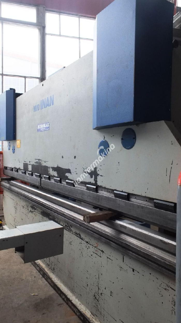2002 Model Mvd İnan 4 Metre 225 Ton 8 mm büküm Abkant Pres
