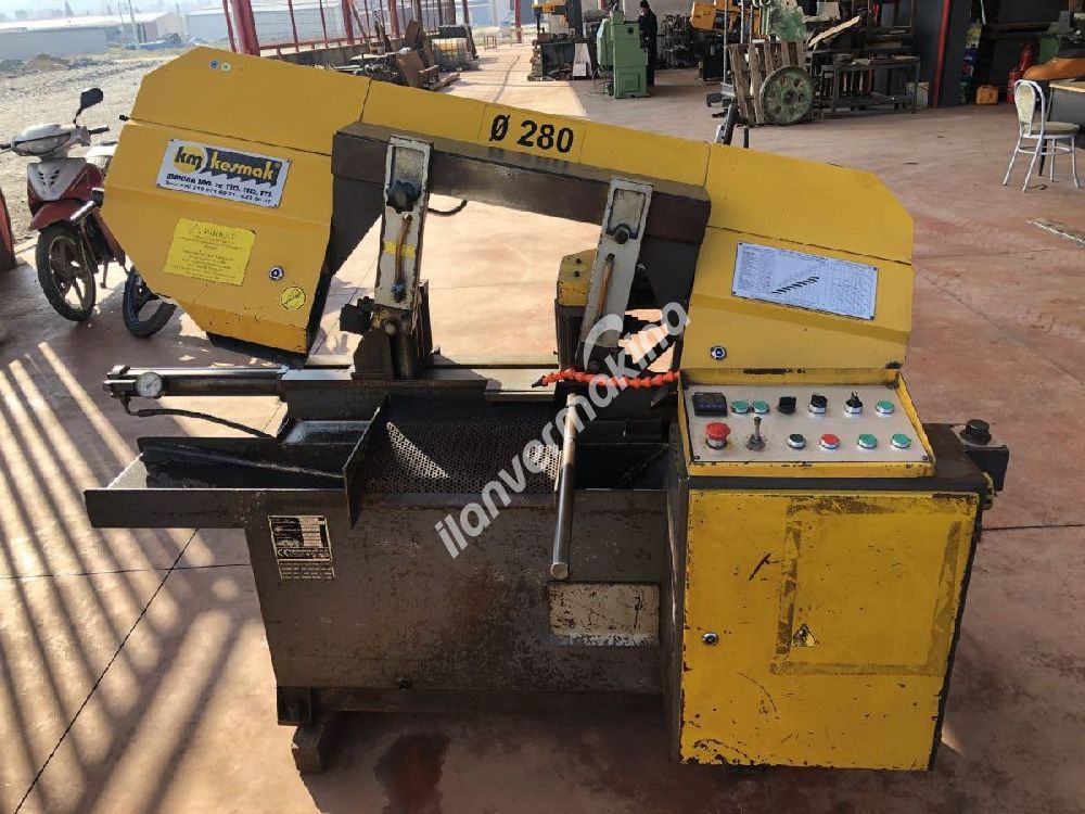 KESMAK 280 LİK TAM OTOMATİK ŞERİT TESTERE