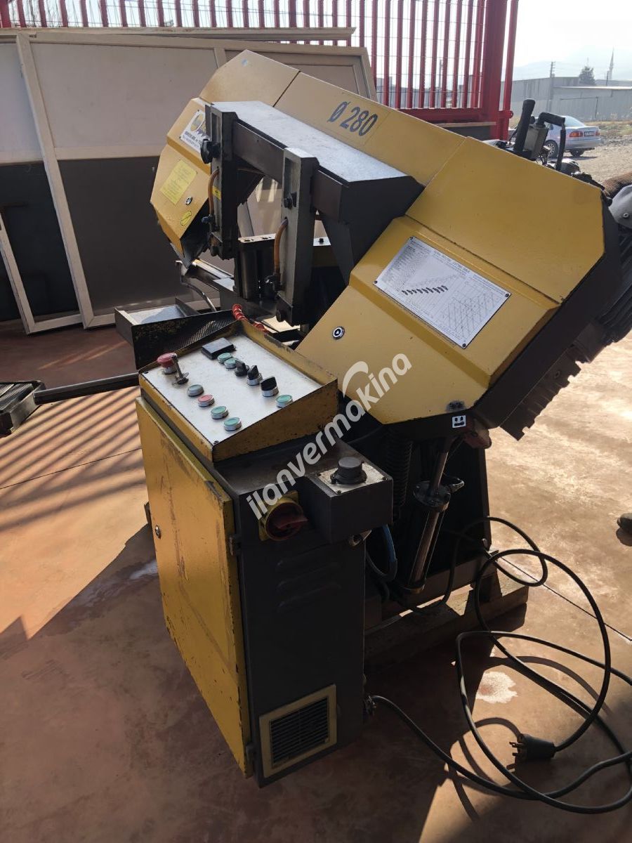 KESMAK 280 LİK TAM OTOMATİK ŞERİT TESTERE