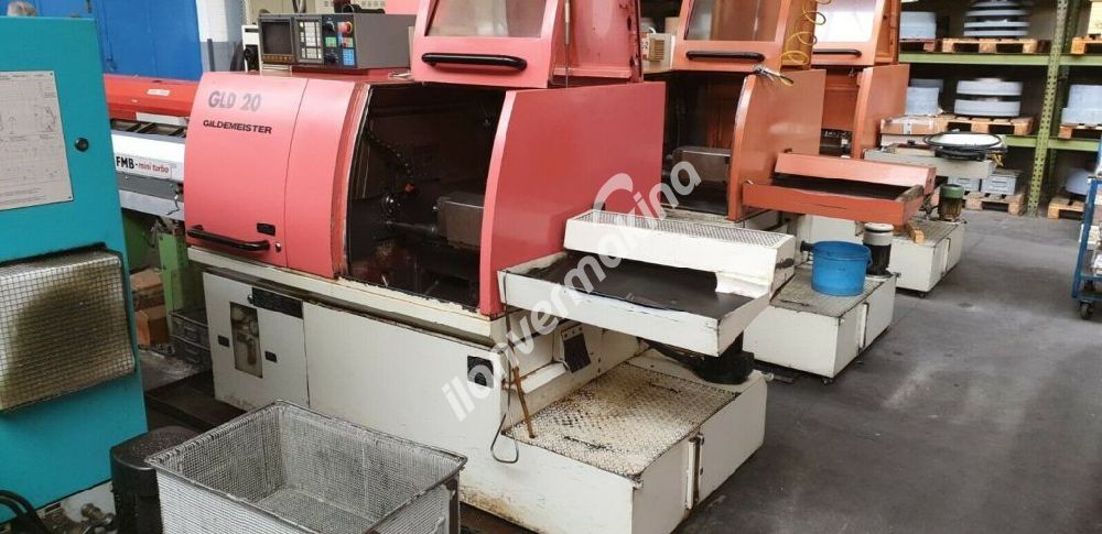  4x Gildemeister GLD 20-4A Swiss type automatic lathe including bar loader