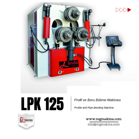 LPK 125 Profil ve Boru Bükme Makinası