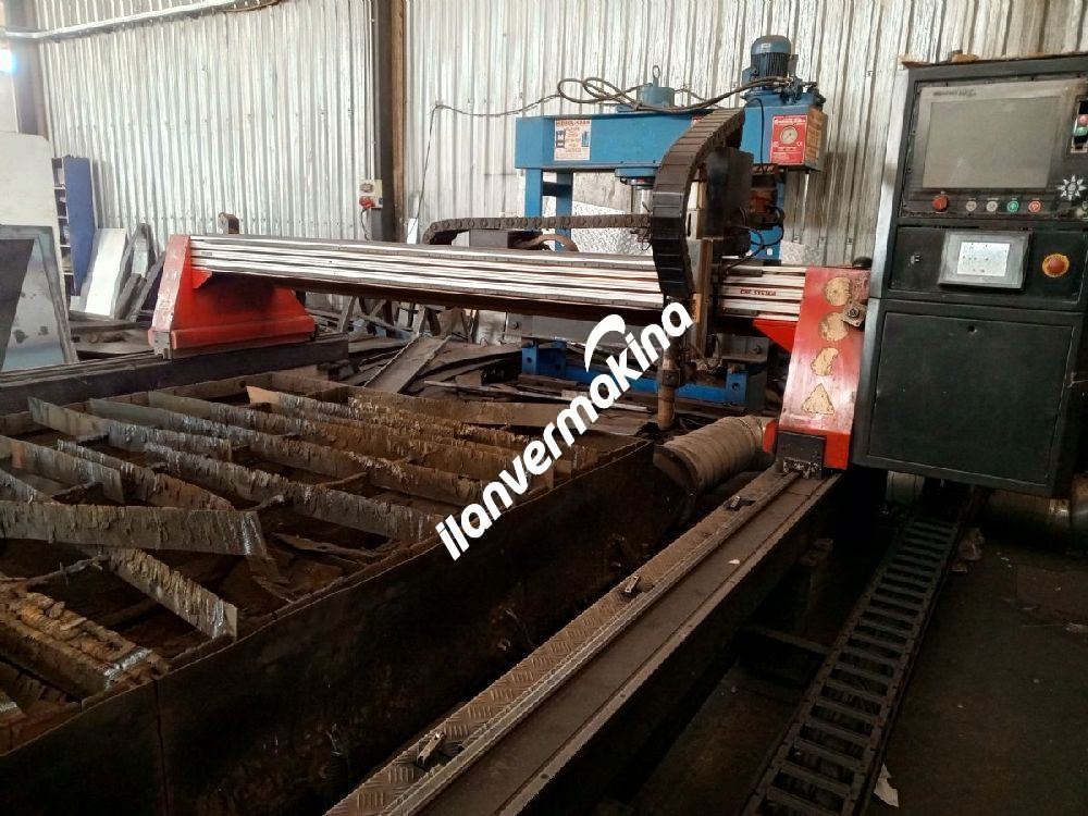 3000 x 6000 x HPR260 Hyperthem 2007 Model Yıldırım Plazma Kesim