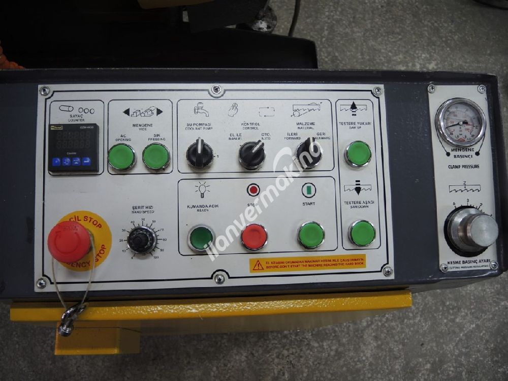 SIFIR AYARINDA KESMAK TAM OTOMATİK ŞERİT TESTERE