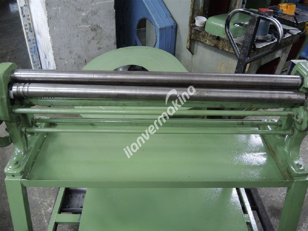 SATILIK 1 METRE MANUEL SİLİNDİR SAC BÜKME MAKİNASI