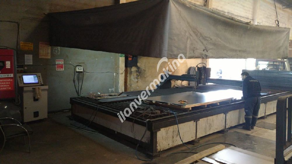 3000 x 8000 x Hyperthem 125 Amper 2016 Model Plazma Kesim Makinası ( Max 25mm S.Saç )