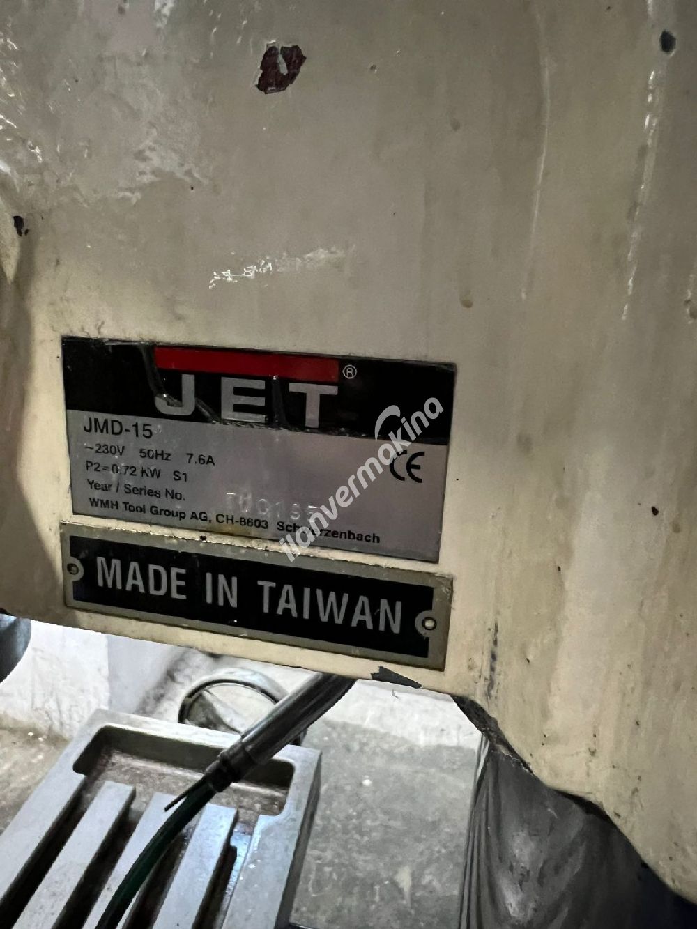 Jet JMD-15 Masaüstü Freze Tezgahı