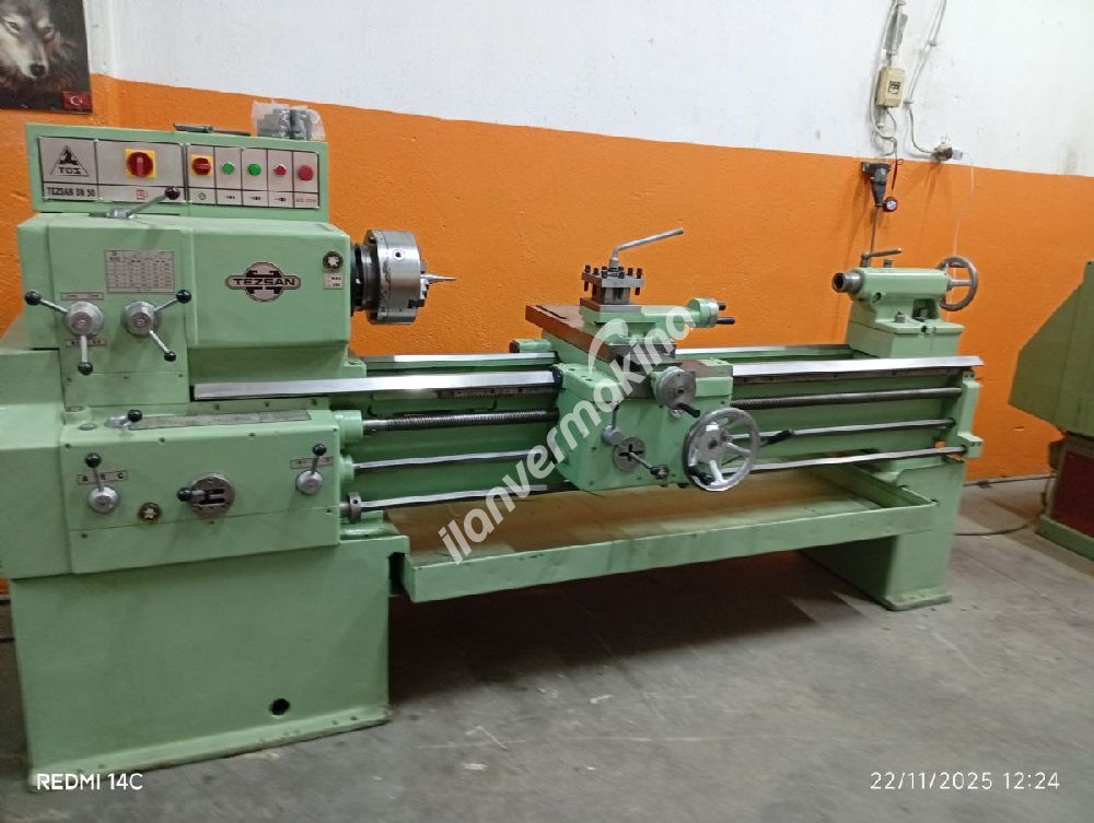 1,5 mt tessan tos torna tezgahı