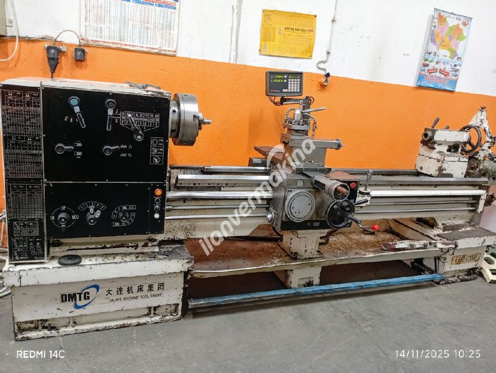 2 mt çap 660 fener mili 105 torna tezgahı