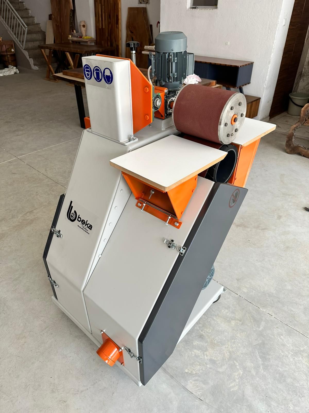 zımpara makine osilasyonlu balonlu otomatik çekicili