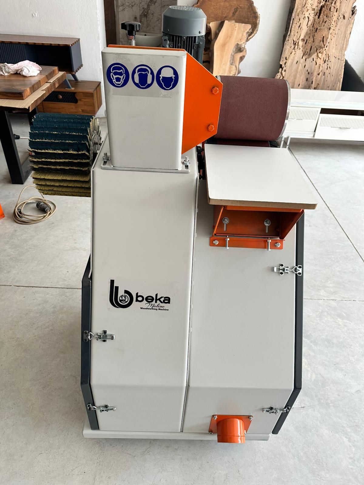 zımpara makine osilasyonlu balonlu otomatik çekicili