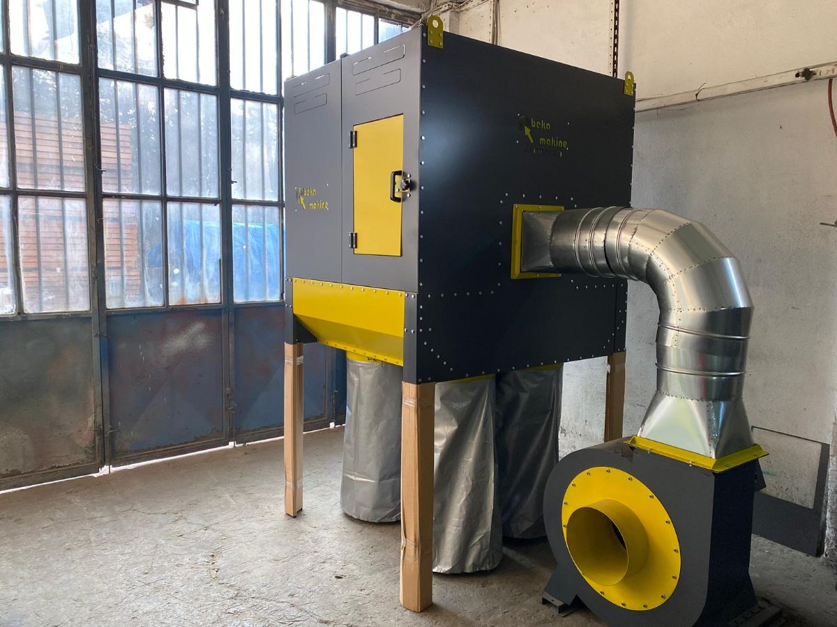 TOZ EMİCİ 8 TORBALI 15000m3 11kw MOTORLU