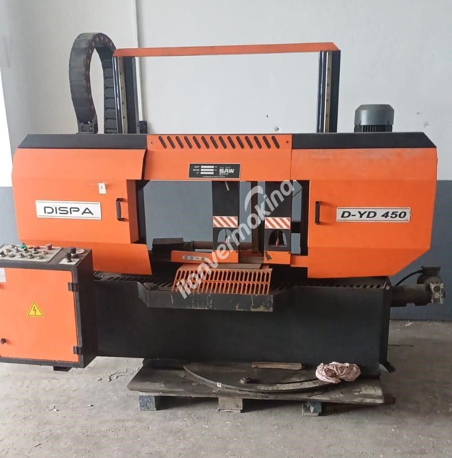 Dispa 450lik Açılı Sütunlu Şerit Testere Sıfır Ayarında