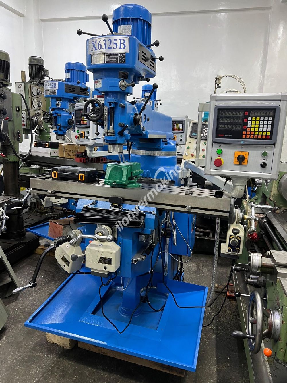 Kondia 3/4 Numara Kalıpçı Freze Dijitalli Full Takım