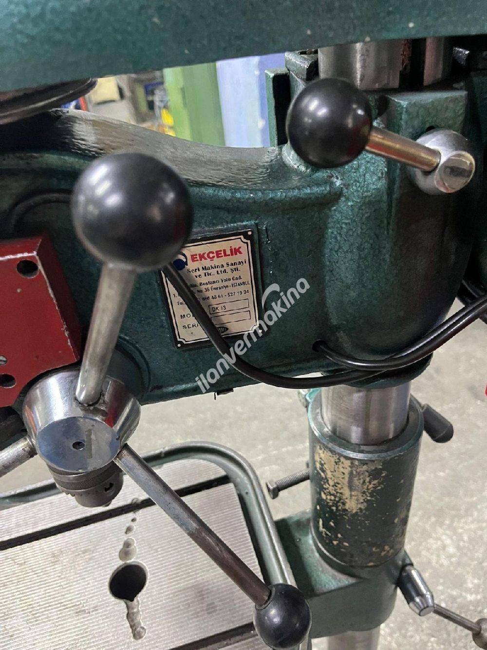 Ekçelik Ayaklı Siviçli Matkap Temiz