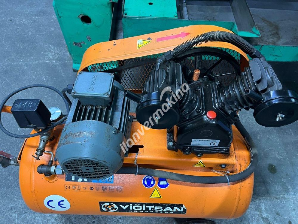Yiğitsan 100 Litre 8 Bar Pistonlu Kompresör TEMİZ